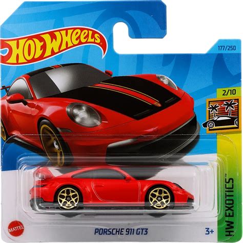 Porsche GT HW Exotics Röd Hot Wheels