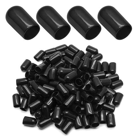 Amazon Bonsicoky 120Pcs Round Rubber End Caps 1 2 Inch 12mm ID