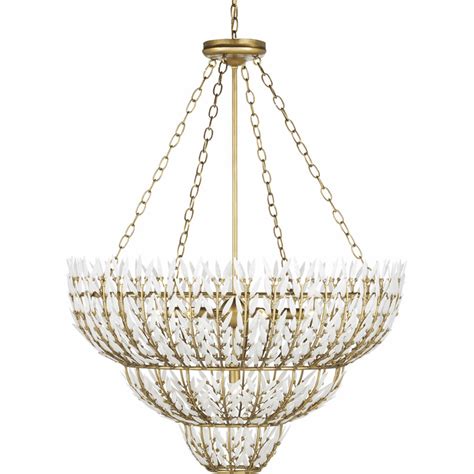 Currey And Company 9000 1099 Magnum Opus Modern Brass White Pendant Light Cco 9000 1099