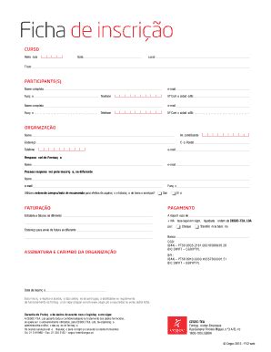 Fillable Online Static Cegoc Ficha De Inscrio Staticcegocpt Fax Email