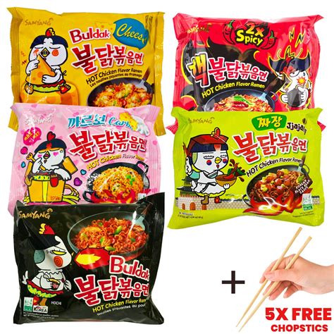 Samyang Korean Hot Chicken Ramen Noodles Pack Bundle SHOPPE LK