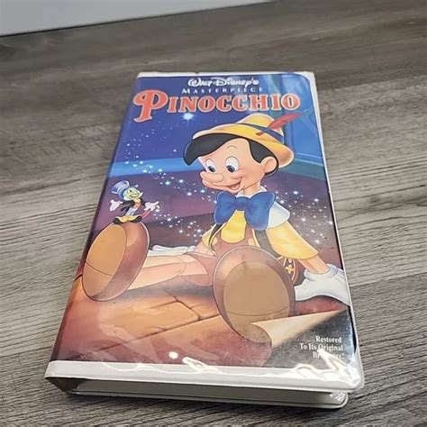 WALT DISNEY MASTERPIECE Pinocchio Movie VHS Tape In Good Condition 1