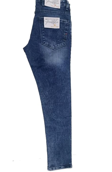 Faded Arofit Men Slim Fit Denim Jeans Blue At Rs 550 Piece In