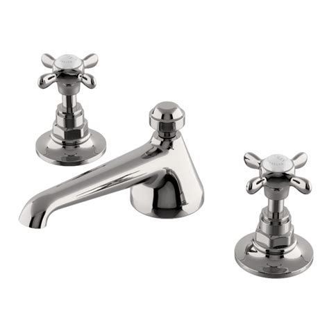 Easton Vintage Low Profile Three Hole Deck Mounted Lavatory Faucet With