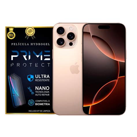 Pel Cula Hidrogel Compat Iphone Pro Max Frt Vrs Hd Fosca Shopee