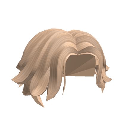 Blonde Messy Wavy Middle Part Roblox