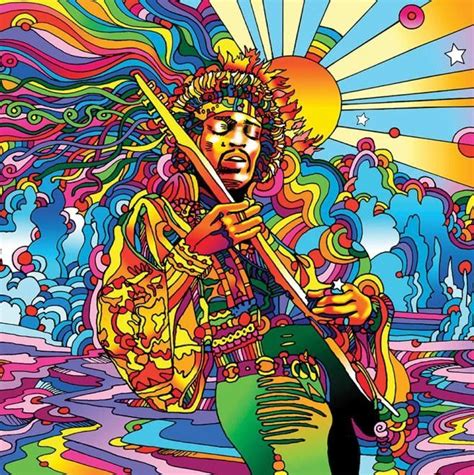 Pin By Kelvey Rincon On Psychedellica Jimi Hendrix Art Psychadelic