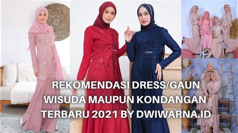 Rekomendasi Dress Gaun Wisuda Maupun Kondangan Terbaru By Dwiwarna