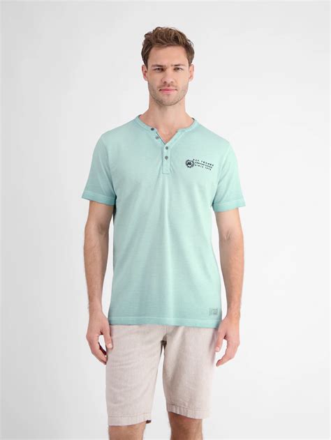 LERROS Henleyshirt »LERROS Serafino für Herren in sportlicher Optik ...