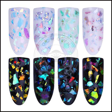 Chameleon Cloud Nail Sequins Glitter Irregular Transfer Chameleon