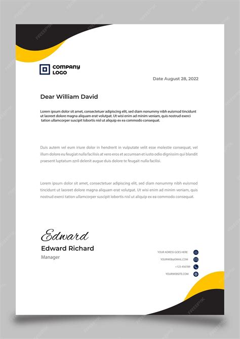 Smart templates will simplify the modern professional letter format 8