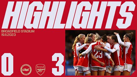 Highlights: Brighton 0-3 Arsenal Women | Video | News | Arsenal.com