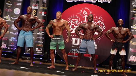 2019 Ifbb Grand Prix Masters Mens Physique Pro Comparison Youtube