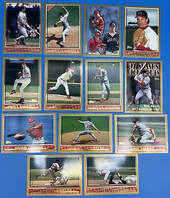 1998 Topps St Louis Cardinals Team Set 21 Cards Mark McGwire