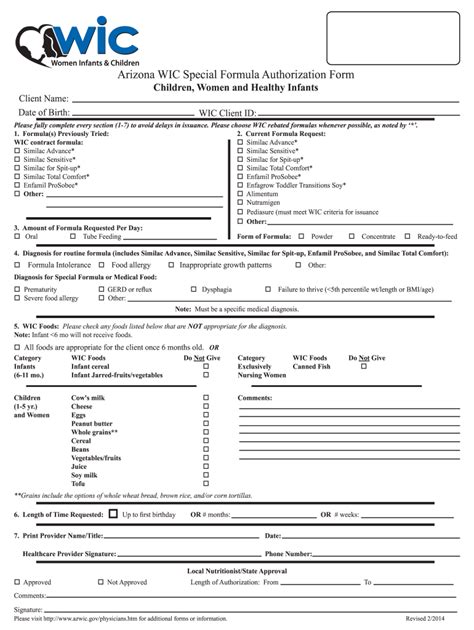 What Ula Does Wic Cover In Az Form Fill Out And Sign