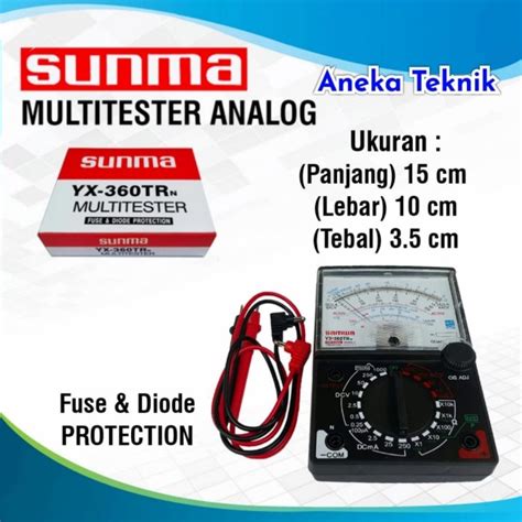 Jual Avometer Multimeter Multitester ANALOG YX 360TR Shopee Indonesia