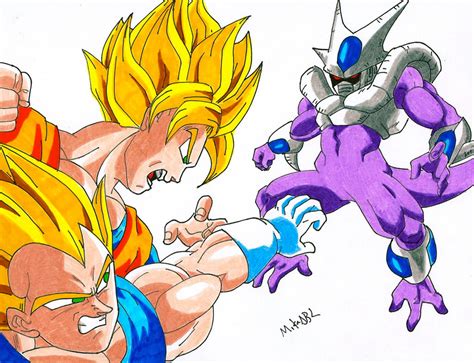 Goku And Vegeta Vs Cooler By Mikees On Deviantart Hot Sex Picture