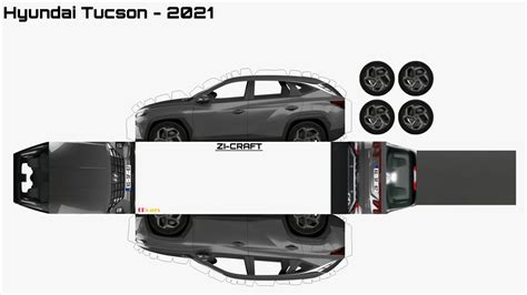 Paper Car Hyundai Tucson 2021