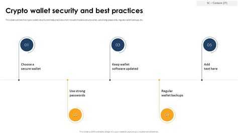 Crypto Wallet Security And Best Practices Ppt Example