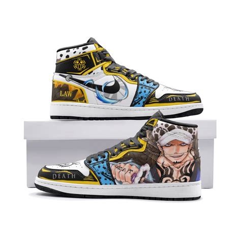 Trafalgar Law One Piece Mid 1 Basketball Shoes - AnimeBape