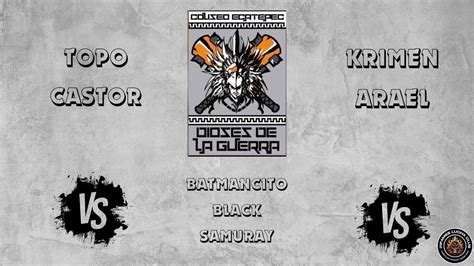 Coliseo Ecatepec Topo Y Castor Vs Batmancito Y Black Samuray Vs Krimen