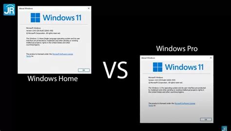 Windows 11 pro vs home