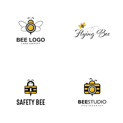 Premium Vector Bee Logo Vector