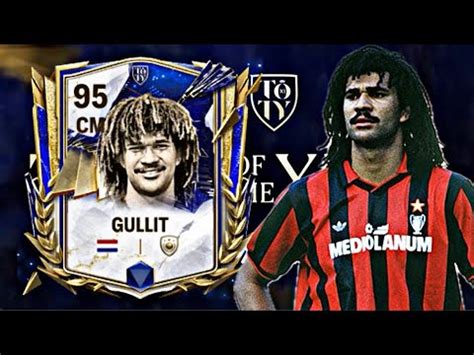 Best Cm Rated Toty Gullit Gameplay Review Fc Mobile Youtube