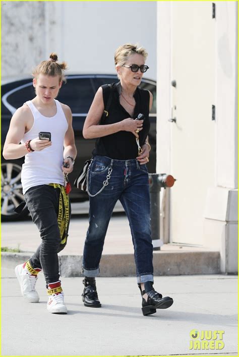 Photo: sharon stone with her son roan 27 | Photo 4586082 | Just Jared ...