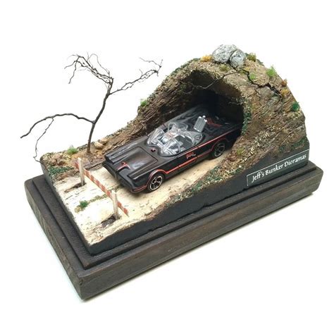 Batmóvel diorama hot wheels escala