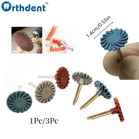 Dental Rubber Polisher Composite Resin Polishing Disc Diamond System Ra