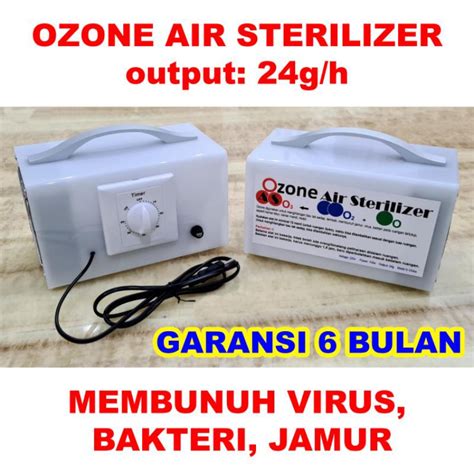 Jual Ozone Air Sterilizer 24g Jam Mesin Generator Ozon Indonesia