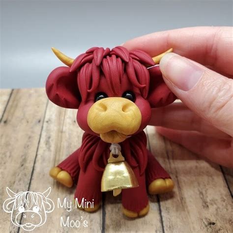 Rebel the Red and Gold mini Moo | Etsy