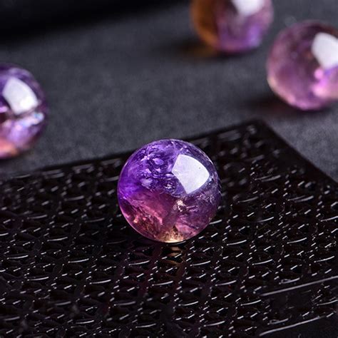 20mm Natural Crystal Amethyst Ball Energy Polished Very Beautiful Reiki ...