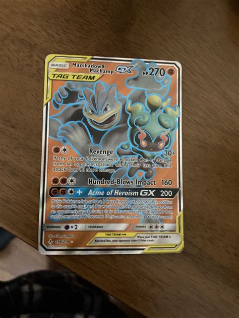 Marshadow Machamp GX 198 214 Unbroken Bonds NM Full Art Ultra Rare