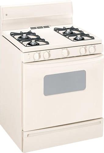 Best Buy Ge 30 Freestanding Gas Range Bisque On Bisque Jgbs07detcc