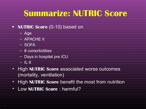 Nutrition Screening And Assessment In Critically Ill Patients