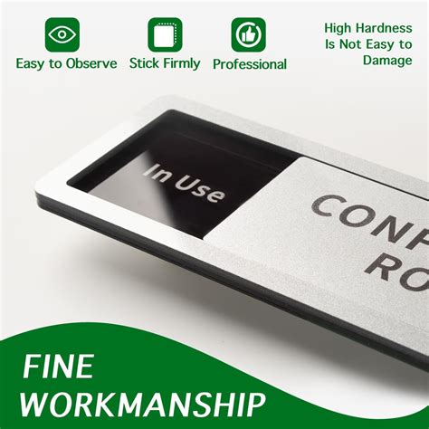 Do Not Disturb Desk Sign with 5 Options – Privacy Sign, Please Knock