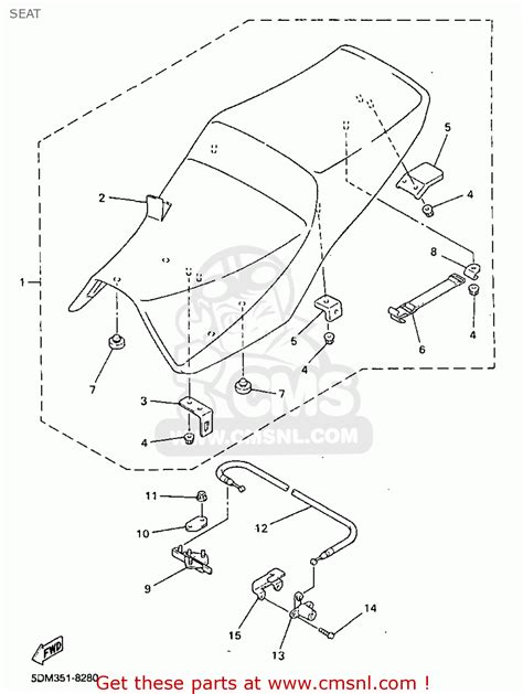 Dm Double Seat Assy Yamaha Buy The Dm At Cmsnl