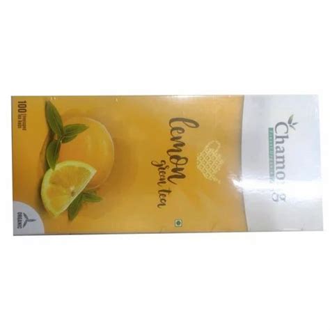 Chamong Lemon Green Tea Bags At Rs Box Green Tea Bags In Siliguri