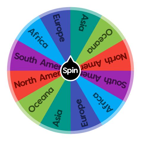 Continents | Spin The Wheel App