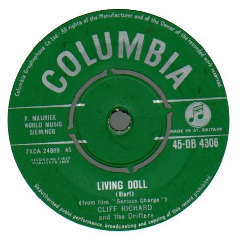 VINYL RECORDS: CLIFF RICHARD - LIVING DOLL