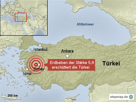 Stepmap Tote Und Verletzte Bei Erdbeben In Der T Rkei Landkarte F R