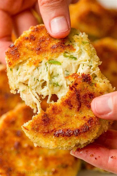 Chicken Patties (Easy Chicken Cakes) VIDEO - NatashasKitchen.com