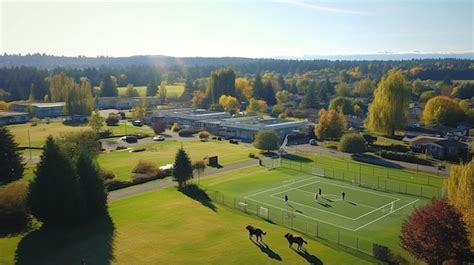 Premium Photo | A group of people playing tennis on a tennis court