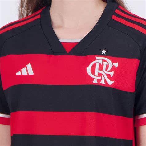 Camisa Adidas Flamengo I Feminina Patch Libertadores Futfanatics