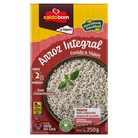 Arroz Integral Cozido A Vapor Caldo Bom G Gtin Ean Upc