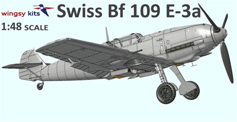 Swiss Bf 109 E-3a Renders & Marking Options | AeroScale