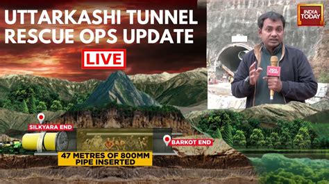 Uttarkashi Tunnel Rescue Live Watch Ground Report As Vertical