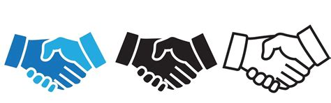 The Handshake - vector icon. Eps 10 3273540 Vector Art at Vecteezy